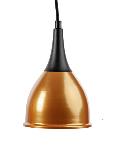 Kinkiet MONIC 1 CZARNO ZŁOTY