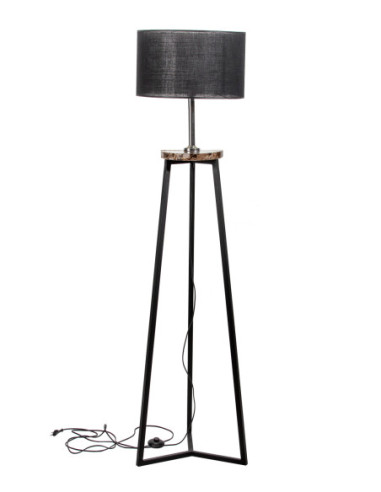 FLOKI AB. CZARNY/MARMUR EMPERADOR DARK-HANDMADE