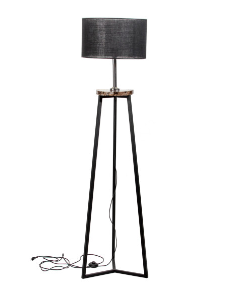 FLOKI AB. CZARNY/MARMUR EMPERADOR DARK-HANDMADE