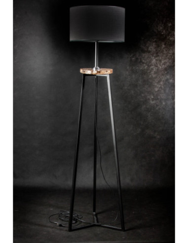 FLOKI AB. CZARNY/MARMUR EMPERADOR DARK-HANDMADE