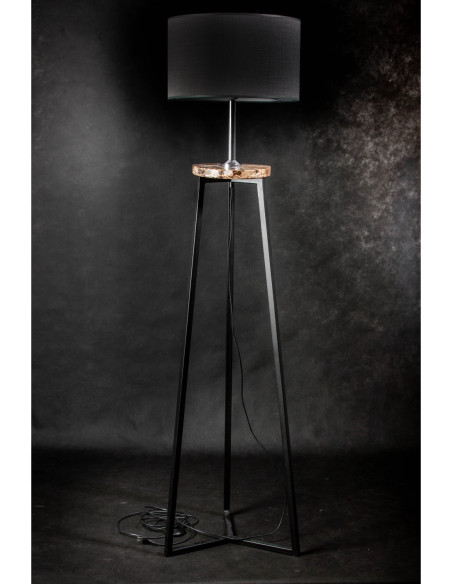 FLOKI AB. CZARNY/MARMUR EMPERADOR DARK-HANDMADE