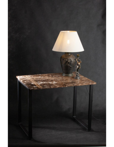 STOLIK KAWOWY EMPERADOR DARK/KRYSZTAŁ ZŁOTY...