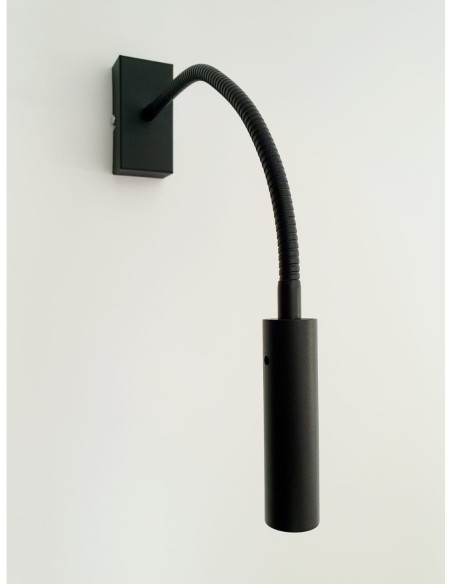 KINKIET SPECTRA CZARNY- NA PESZLU