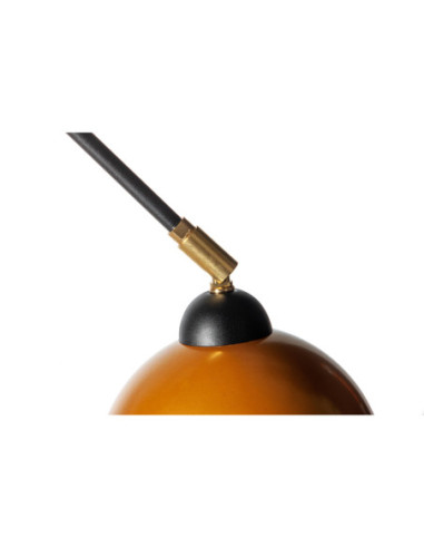 Lampa wisząca TESTER 1P/ZŁOTO/CZARNA STRUKTURA