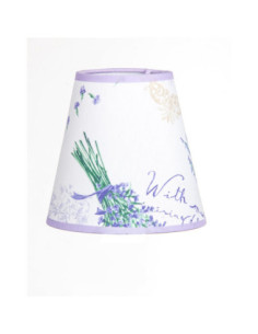 Abażur stożek lawenda...