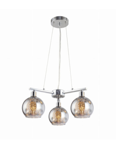 Lampa wisząca kryształowa Kaliope 3L