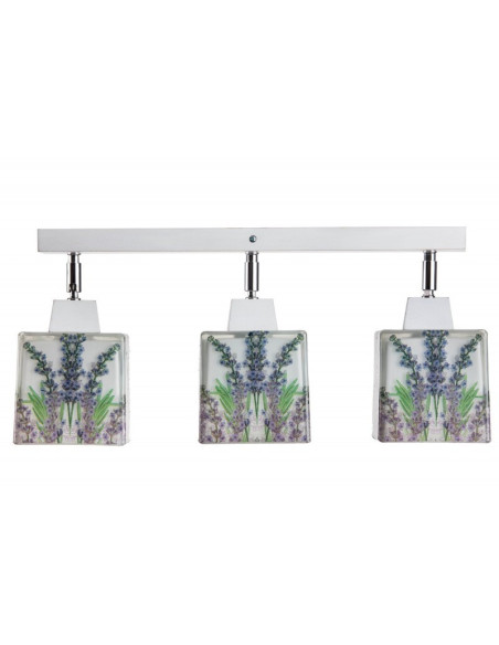 Klosz do lampy PROWANSALSKI LAWENDA Ręcznie dekorowany