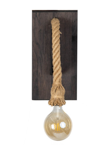 Kinkiet LOFTOWY- LOCH NESS WENGE /HANDMADE/