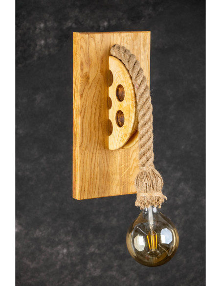 Kinkiet LOFTOWY- LOCH NESS BROWN /HANDMADE/