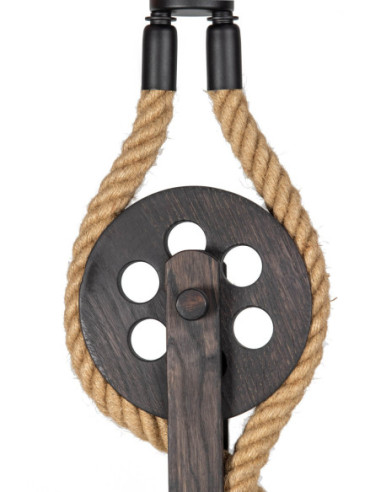 LAMPA WISZĄCA LOFTOWA- LOCH NESS 2PKT. WENGE...