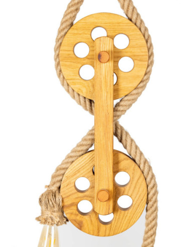 LAMPA WISZĄCA LOFTOWA- LOCH NESS 2PKT. BROWN...