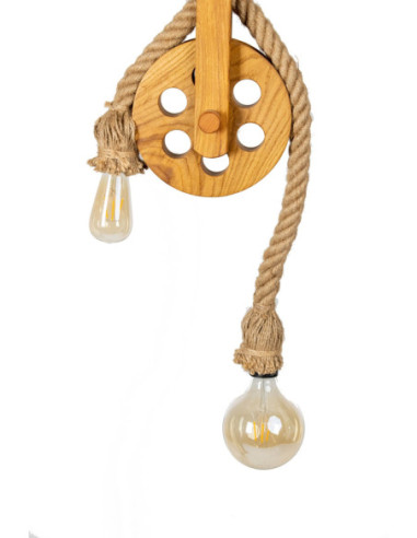 LAMPA WISZĄCA LOFTOWA- LOCH NESS 2PKT. BROWN...