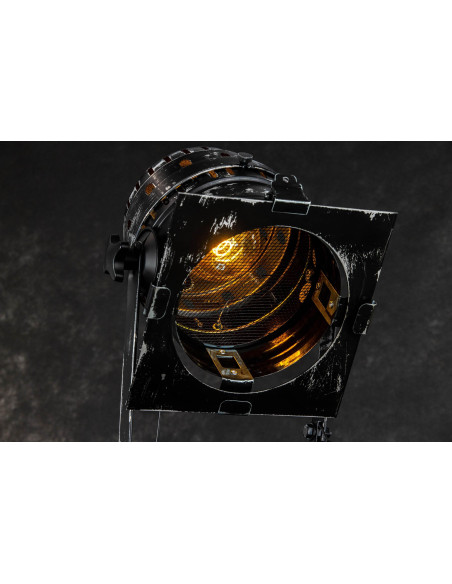 Lampa INDUSTRIALNA Podłogowa Black/reflektor /handmade/