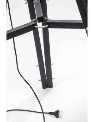 Lampa INDUSTRIALNA Podłogowa Black/reflektor...