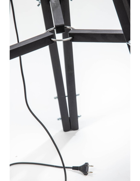 Lampa INDUSTRIALNA Podłogowa Black/reflektor /handmade/