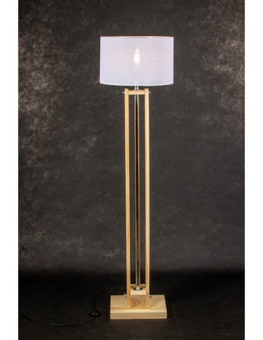 Lampa podłogowa CLASSIC Natural/HANDMADE/WHITE