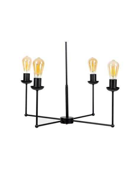 Lampa industrialna KATLANDA 4PKT/CZARNA