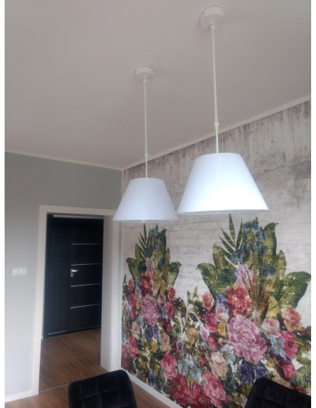 LAMPA WISZĄCA INDUSTRIALNA HANKA WHITE