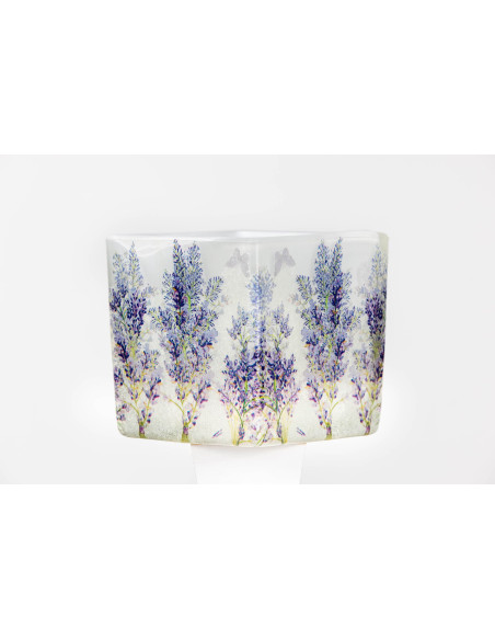 Klosz do lampy PROWANSALSKI LAWENDA WISZĄCA/biurko