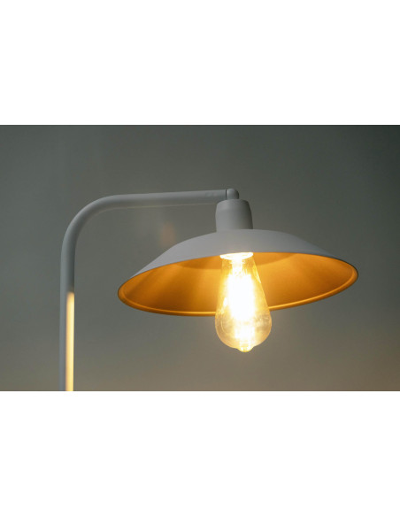 SCORPION WHITE & COPPER - LAMPA PODŁOGOWA