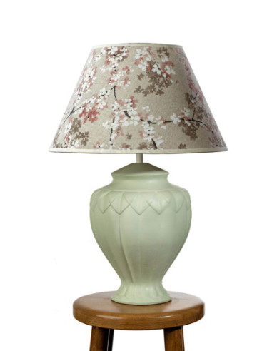 Lampa ceramiczna ARTEMIDA w kolorze mięty /HAND...