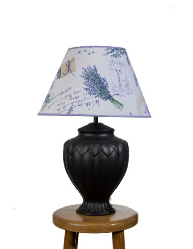 Lampa ceramiczna ARTEMIDA w kolorze czarnym...