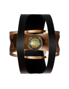 SELENA Kinkiet - CZARNY/MIEDŹ 2