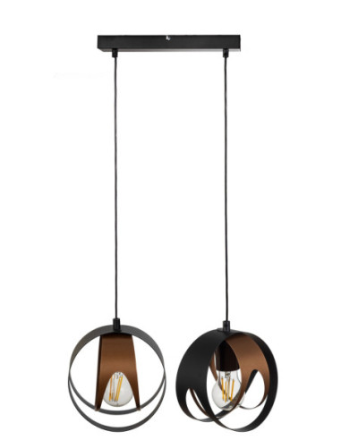 SELENA 2 L CZARNO/MIEDZIANA