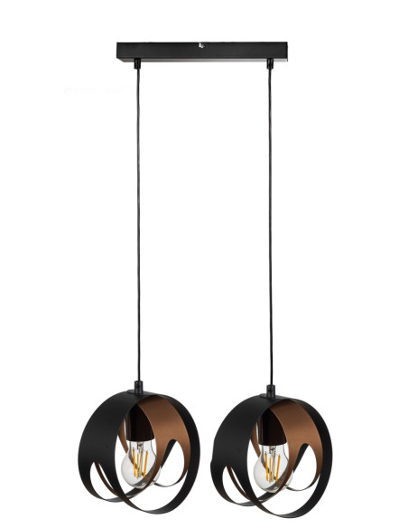 SELENA 2 L CZARNO/MIEDZIANA