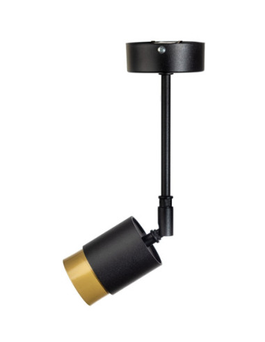 LAMPA Soul 1PR. CZARNA STRUKTURA/ZŁOTO