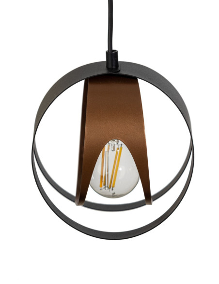 SELENA 3 L CZARNO/MIEDZIANA