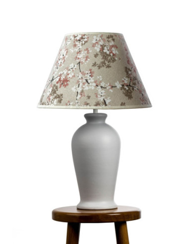 Lampa ceramiczna ERIS w kolorze szarym /HAND...