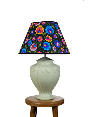 Lampa ceramiczna ARTEMIDA w kolorze mięty /HAND...