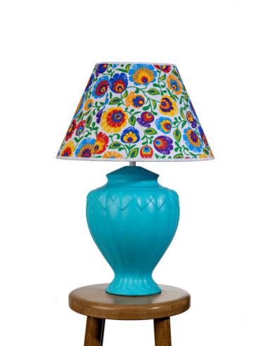 Lampa ceramiczna ARTEMIDA w kolorze turkusu...