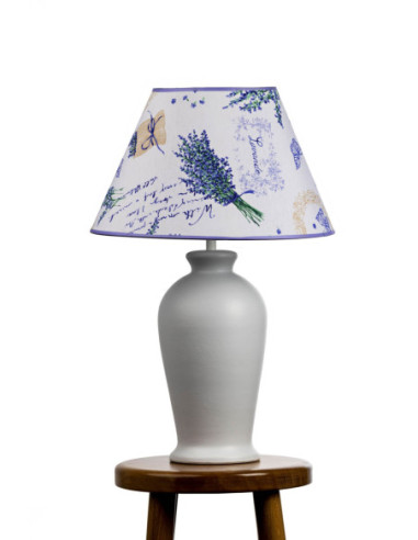 Lampa ceramiczna ERIS w kolorze szarym /HAND...