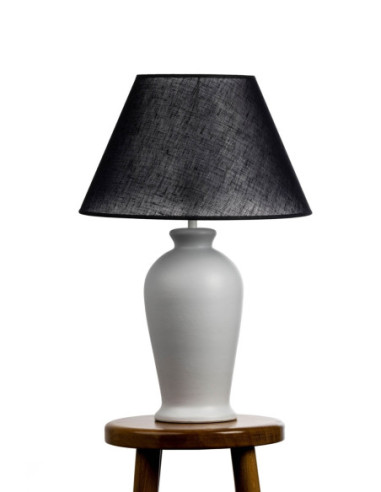 Lampa ceramiczna ERIS w kolorze szarym /HAND...