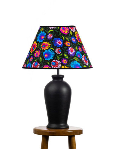 Lampa ceramiczna ERIS w kolorze czarnym /HAND...