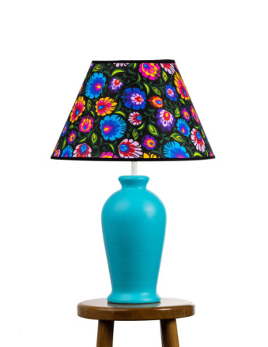 Lampa ceramiczna ERIS w kolorze turkusu /HAND...