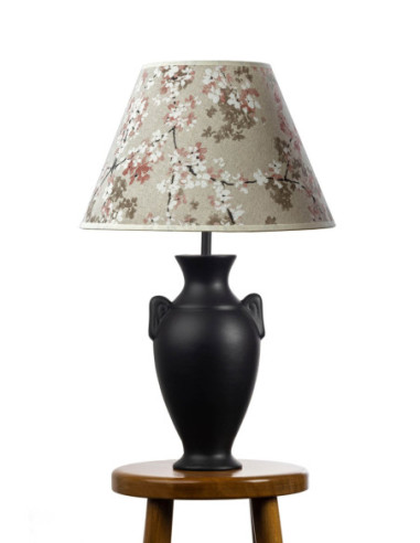 Lampa ceramiczna HERA w kolorze czarnym /HAND...