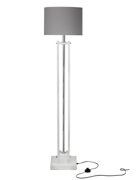 Lampa podłogowa CLASSIC SHABBY CHIC/AB.szary /HANDMADE/