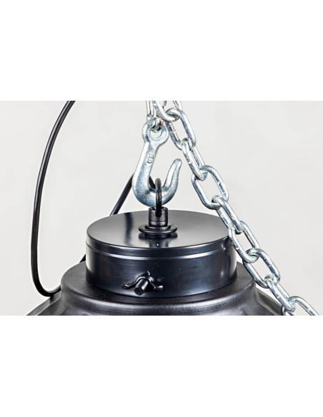 ASSIA INDUSTRIAL BLACK & SILVER /ŁĄŃCUCH