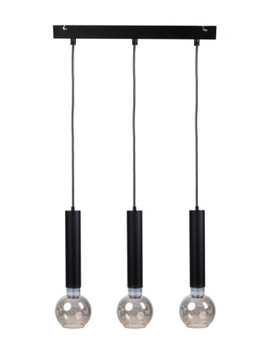 SPECTRA 340/CZARNO-SREBRNA/SZKŁO SREBRNE-3PKT