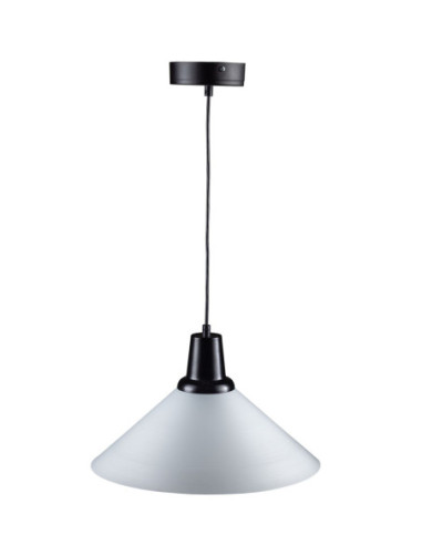 LAMPA WISZĄCA REILING XXL/1/SZARO-SREBRNA/CZARNY