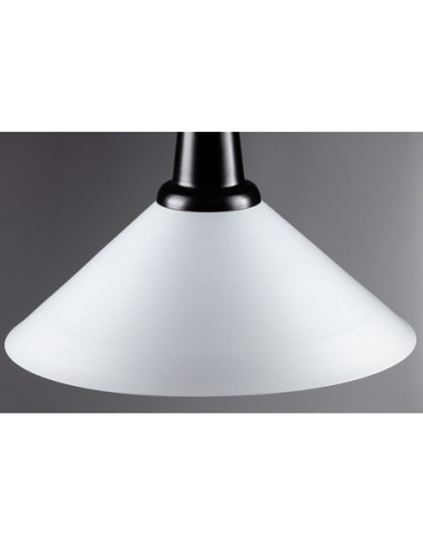 LAMPA WISZĄCA REILING XXL/1/SZARO-SREBRNA/CZARNY