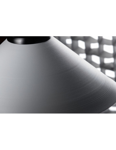 LAMPA WISZĄCA REILING XXL/1/SZARO-SREBRNA/CZARNY