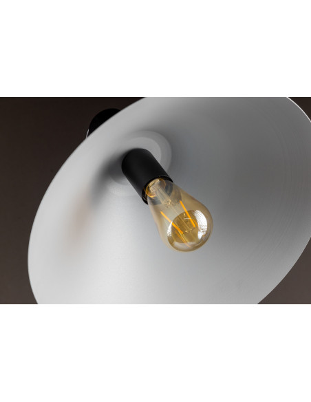 LAMPA WISZĄCA REILING XXL/1/SZARO-SREBRNA/CZARNY