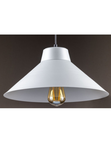 LAMPA WISZĄCA REILING XXL/2/SZARO-SREBRNA