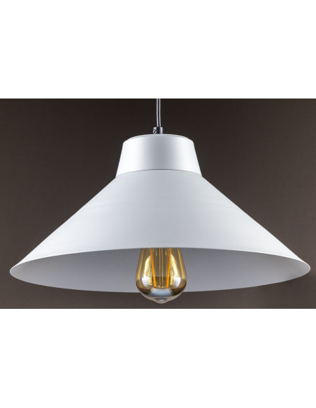 LAMPA WISZĄCA REILING XXL/2/SZARO-SREBRNA