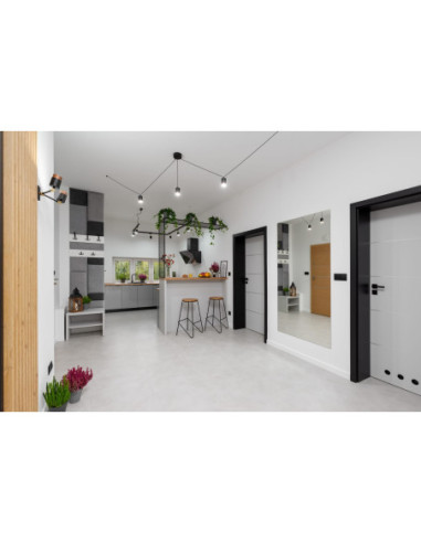 SOUL KINKIET 2P CZARNA STR./CZARNY GŁADKI/MOSIĄDZ