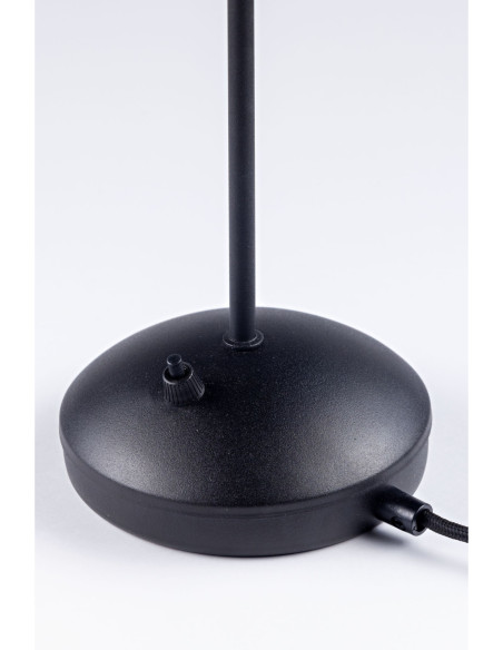 LAMPA GABINETOWA Soul CZERWONA/CZARNA STRUKTURA